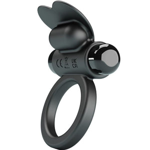 Pretty Love – Bague vibrant debonaire lapin 10 vibrations noire