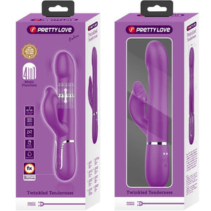 Pretty Love – Vibrateur et stimulateur multifonction 4 en 1 violet