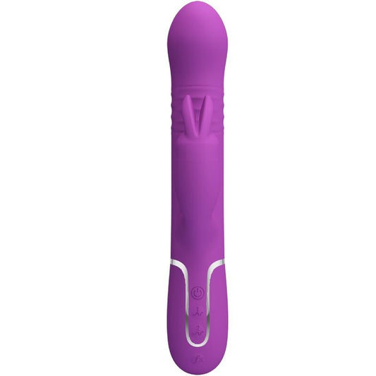 PRETTY LOVE - COALE VIBRADOR RABBIT MULTIFUNCTION 4 IN 1 MORADO
