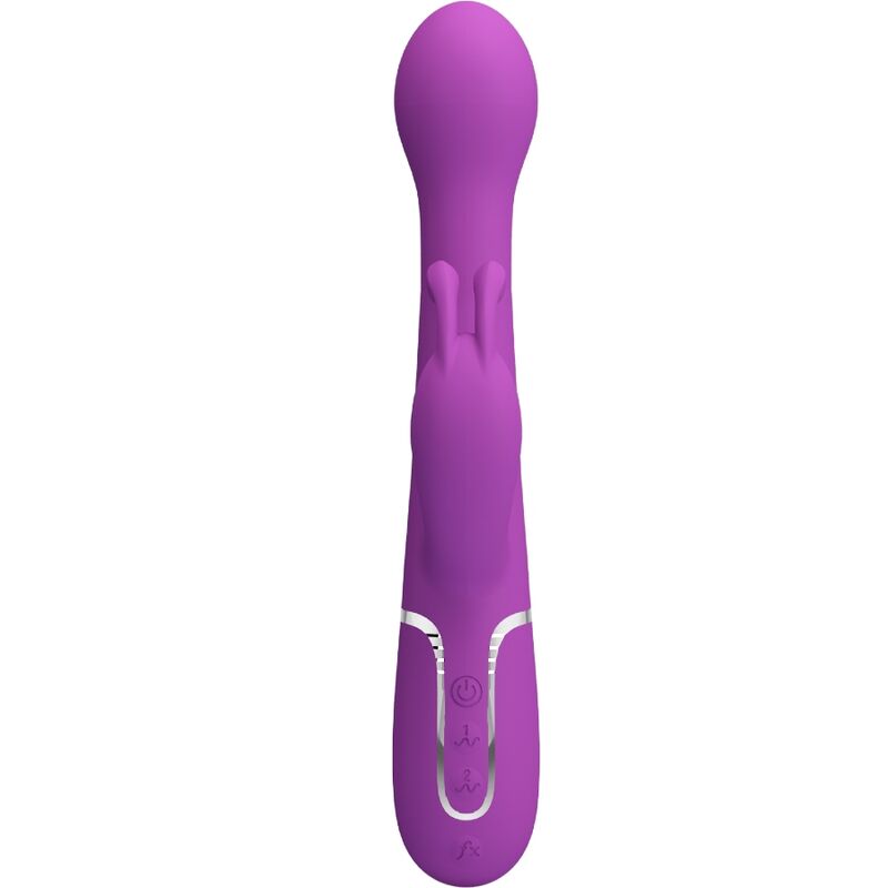PRETTY LOVE - DEJON VIBRADOR RABBIT MULTIFUNCTION 3 IN 1 MORADO