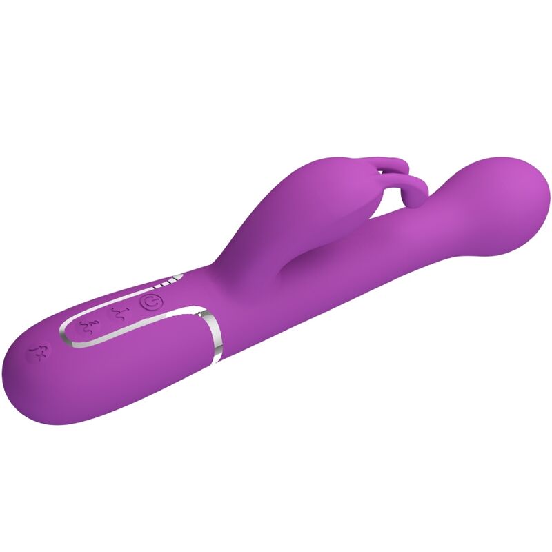 PRETTY LOVE - DEJON VIBRADOR RABBIT MULTIFUNCTION 3 IN 1 MORADO