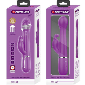 Pretty Love – Vibrateur lapin multifonction 3 en 1 dejon violet