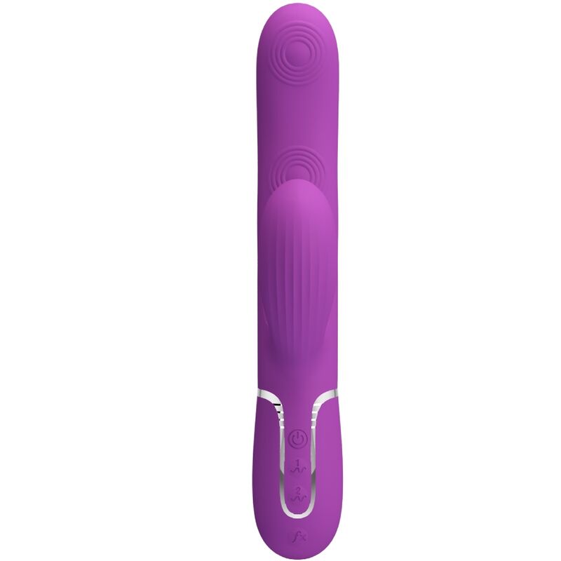 PRETTY LOVE - PERLITA VIBRADOR RABBIT MULTIFUNCTION 3 IN 1 MORADO
