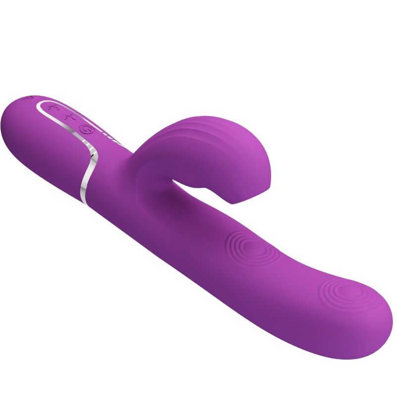 PRETTY LOVE - PERLITA VIBRADOR RABBIT MULTIFUNCTION 3 IN 1 MORADO