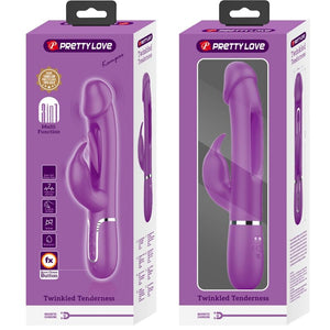 Pretty Love – Kampas vibrateur lapin multifonction 3 en 1 violet