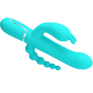Pretty Love – Cammy 4 en 1 vibrateur multifonction tripple rabbit bleu