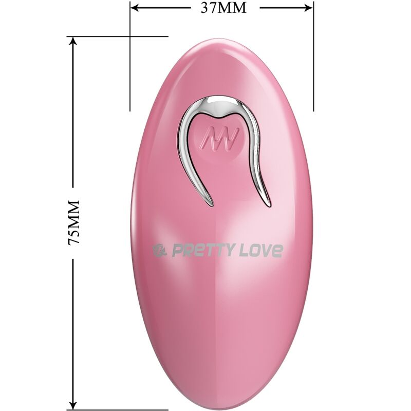 PRETTY LOVE - CAILEY PINZAS PARA PEZONES 10 VIBRACIONES CONTROL REMOTO PINK