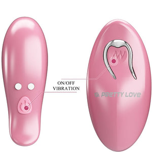 Pretty Love – Pinces à tétons cailey 10 vibrations télécommande rose