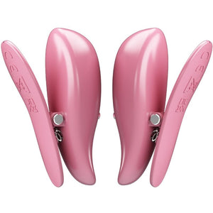 Pretty Love – Pinces à tétons cailey 10 vibrations télécommande rose
