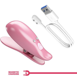 Pretty Love – Pinces à tétons cailey 10 vibrations télécommande rose