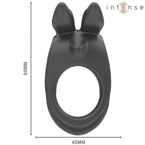 Intense – Sam vibrateur double anneau pénis 10 vibrations noir