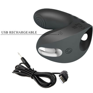 Pretty Love – Vibrateur doigt camelia 7 vibrations noir