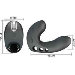 Pretty Love – Vibrateur doigt camelia 7 vibrations noir