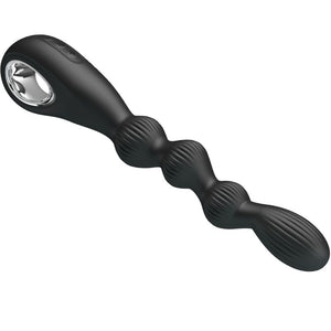 Pretty Love – Vibrateur anal federer 12 vibrations noir