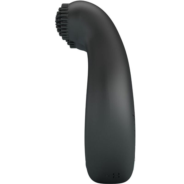 Pretty Love – Anneau vibrant dahlia + stimulateur de clitoris 12 vibrations noir