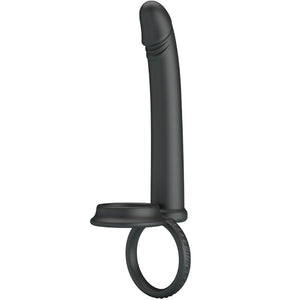 Pretty Love – Dillion double pénétration double anneau pénal noir