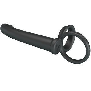 Pretty Love – Dillion double pénétration double anneau pénal noir