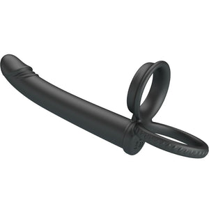 Pretty Love – Dillion double pénétration double anneau pénal noir