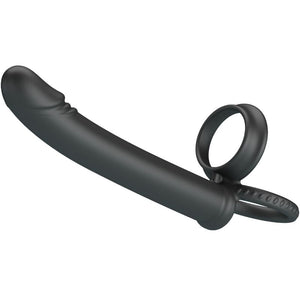 Pretty Love – Dillion double pénétration double anneau pénal noir