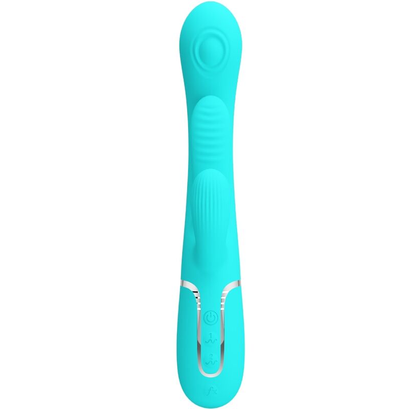 PRETTY LOVE - SHANIA TRIPLE VIBRADOR RABBIT MULTIFUNCTION 3 IN 1