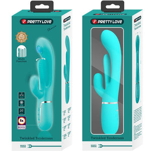 Pretty Love – Shania triple rabbit vibrateur multifonction 3 en 1 bleu