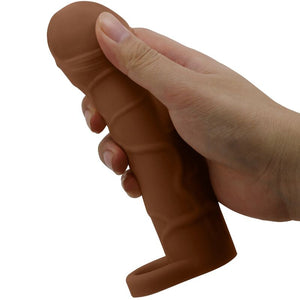 Pretty Love – Manchon de pénis pour oignon avec extension de 2,5 cm mulatto