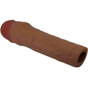 PRETTY LOVE - CHANE FUNDA PARA PENE MET VERLENGSEL VAN 5 CM MULATO