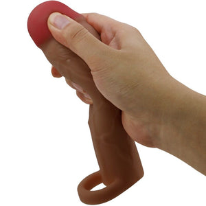 PRETTY LOVE - HANI FUNDA PARA PENE MET VERLENGDE VAN 5 CM MULATO