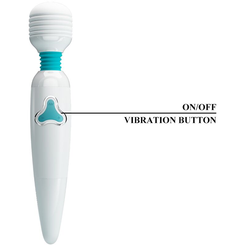 PRETTY LOVE - CLOUD VIBRADOR WAND 7 VIBRACIONES WHITE