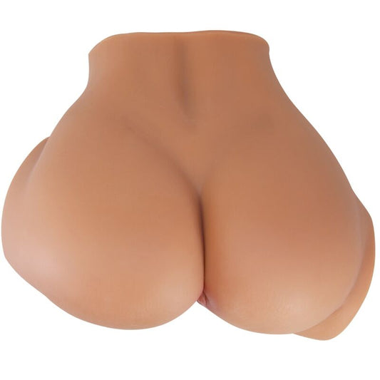 CRAZY BULL - EMILIA TRASERO VIBRADOR WITH VAGINA Y ANO REALISTICO NATURAL CONTROL REMOTO