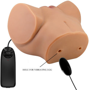 Crazy Bull – Vibrateur emilia ass avec vagin réaliste et télécommande de chair d'anus