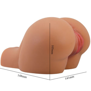 Crazy Bull – Vibrateur kylie ass avec vagin réaliste et télécommande de chair d'anus