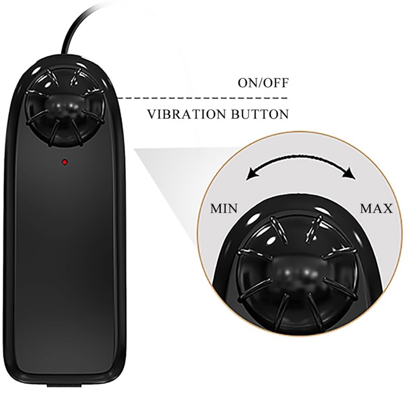 BAILE - CATOBLEPAS VIBRADOR REALÍSTICO 20,6 CM NATUURLIJKE BEDIENING AFSTANDSBEDIENING