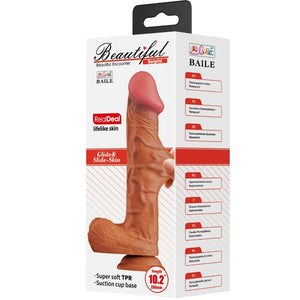 Baile – Gode réaliste bergrisi 26 cm chair