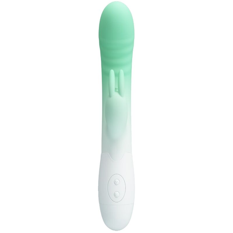 PRETTY LOVE - CERBERUS VIBRADOR RABBIT 3O VIBRACIONES GREEN
