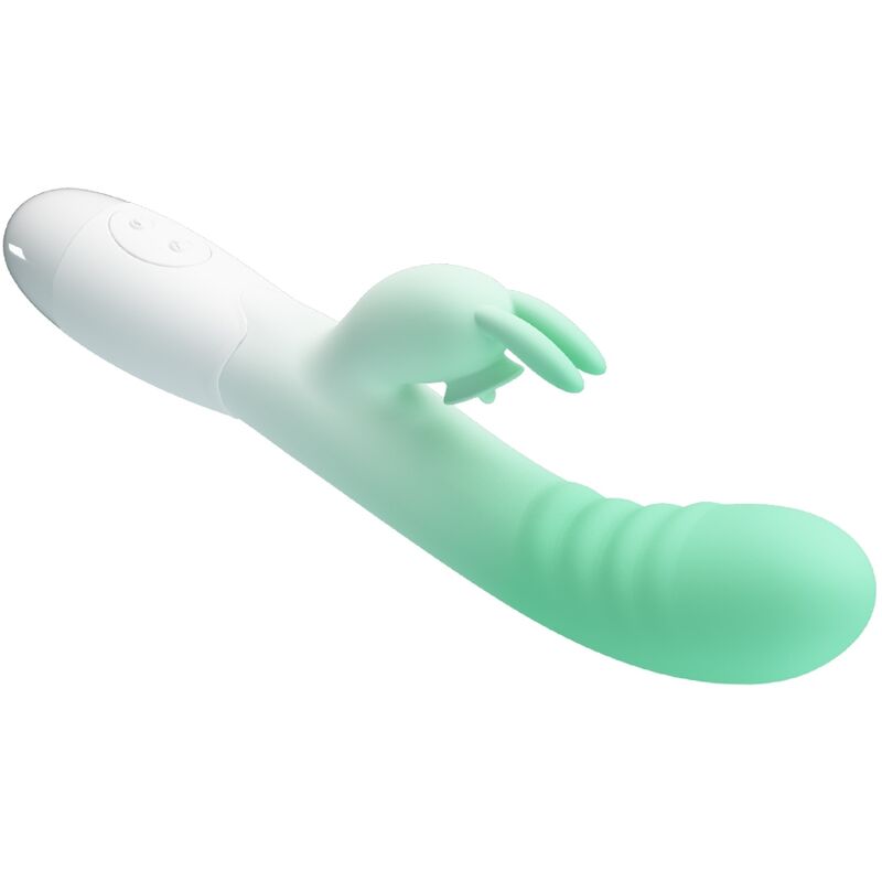PRETTY LOVE - CERBERUS VIBRADOR RABBIT 3O VIBRACIONES GREEN