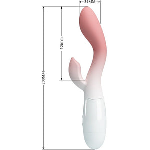 Pretty Love – Vibrateur point g lumineux + stimulateur de clitoris 30 vibrations rose