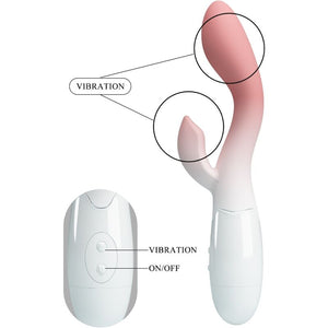 Pretty Love – Vibrateur point g lumineux + stimulateur de clitoris 30 vibrations rose