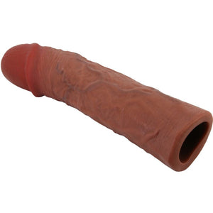 PRETTY LOVE - DEREK FUNDA PENE MET VERLENGSEL VAN 7,6 CM MULATO