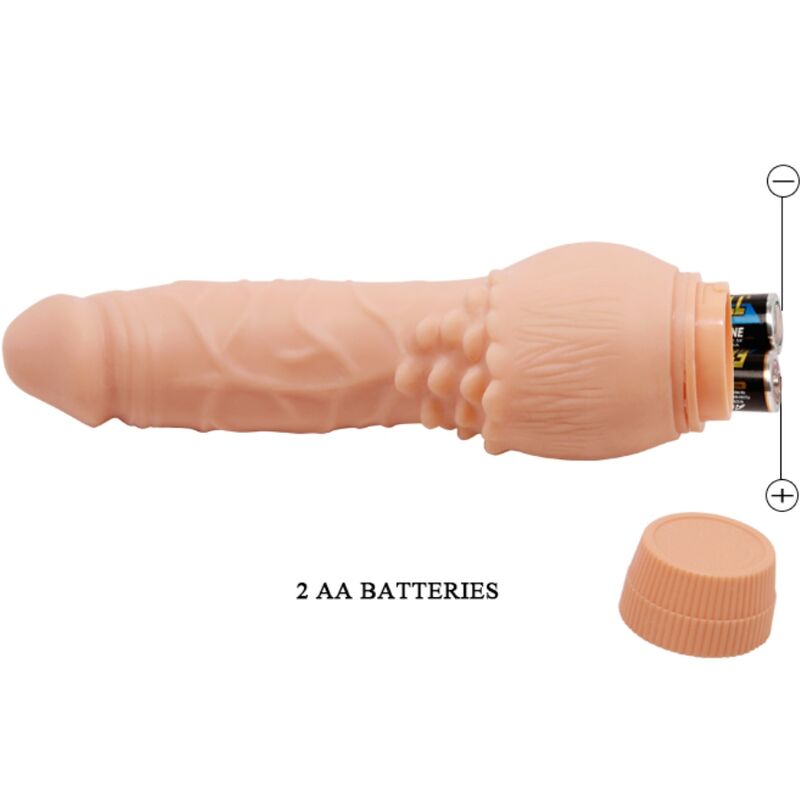 BAILE - BARBARA VIBRADOR REALÍSTICO 19,5 CM NATUURLIJK