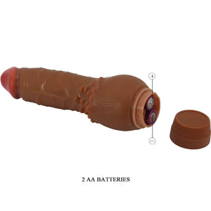 Baile – Vibrateur réaliste barbara 19,5 cm mulâtre