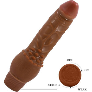 Baile – Vibrateur réaliste barbara 19,5 cm mulâtre