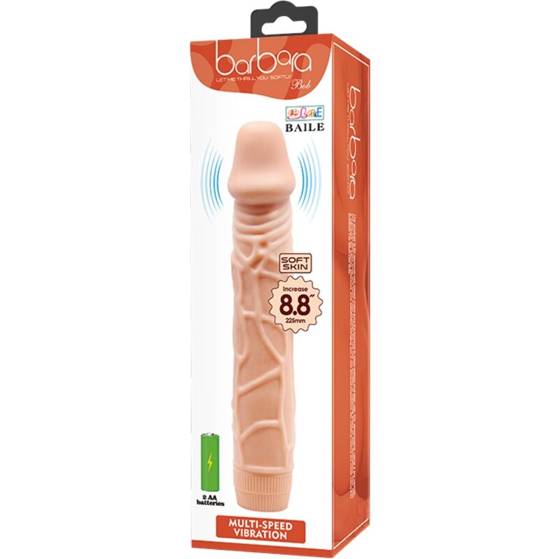 BAILE - BOB VIBRADOR REALÍSTICO 22,5 CM NATUURLIJK