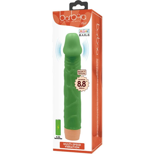 BAILE - BILL VIBRADOR REALÍSTICO 22.5 CM GREEN