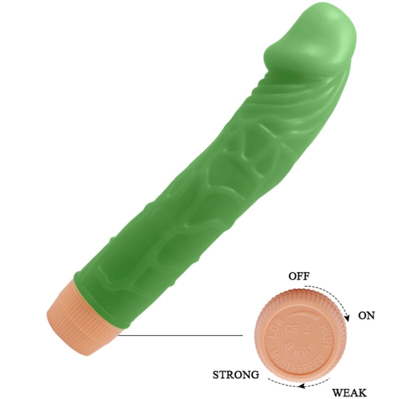 BAILE - BILL VIBRADOR REALÍSTICO 22.5 CM GREEN