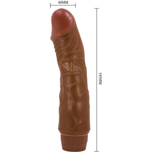 Baile – Vibrateur realiste jeff 19,5 cm mulatto