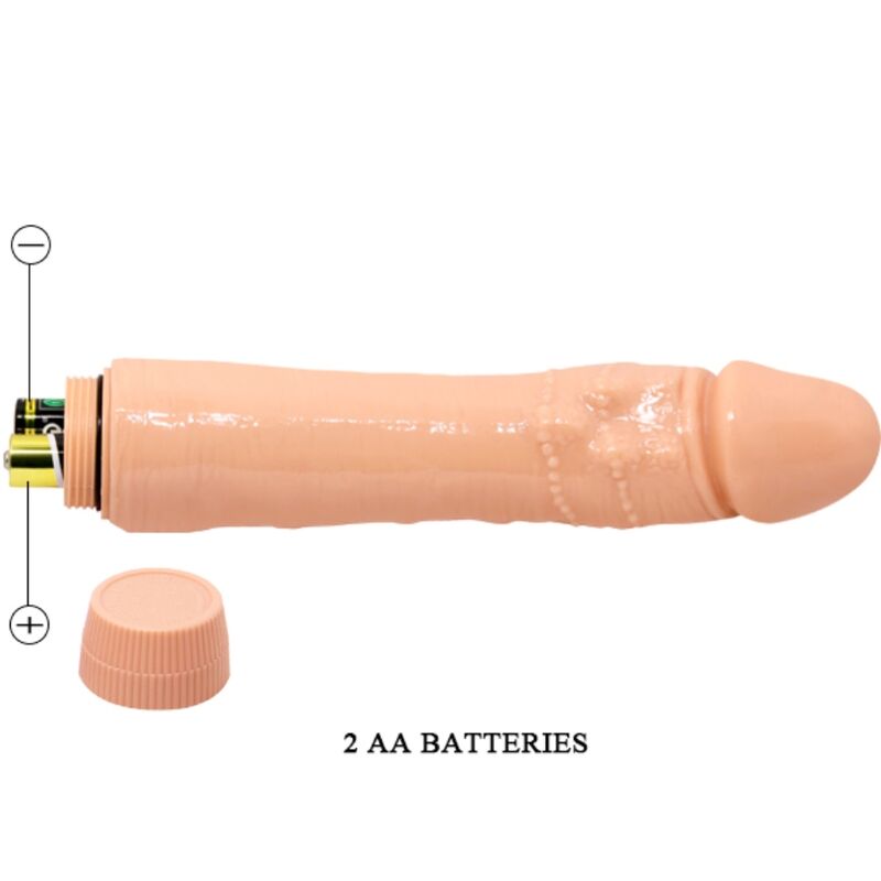 BAILE - DYBBUK VIBRADOR REALÍSTICO 24 CM NATUURLIJK