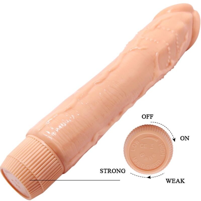 BAILE - DYBBUK VIBRADOR REALÍSTICO 24 CM NATUURLIJK