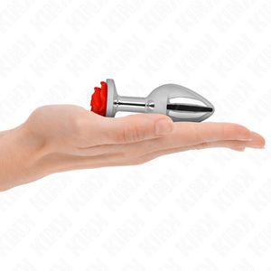 Kink – Plug anal rose rouge taille M