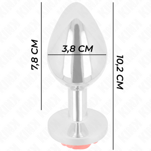 Kink – Plug anal rose rouge taille L